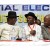State Governors Sylva of Bayelsa State, Uduaghan of Delta State and Amaechi of Rivers State, meet at the South-South Summit to discuss the 2011 presidential election in Nigerias Port Harcourt